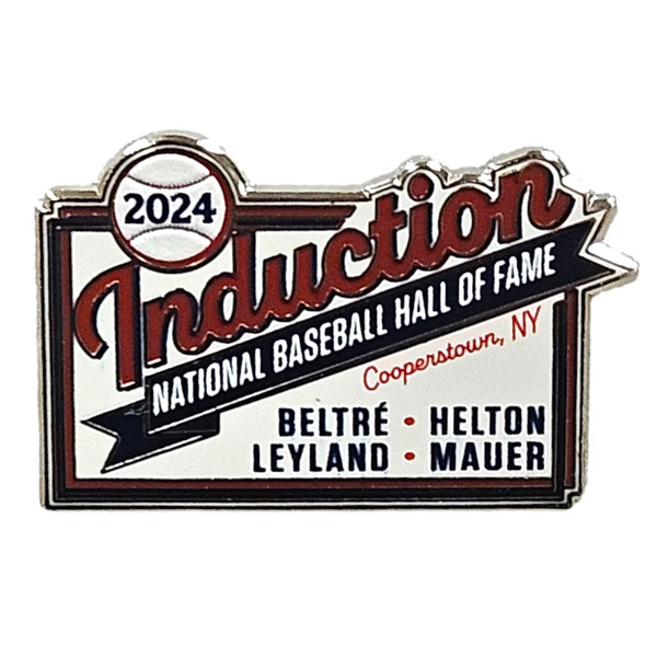 Baseball Hall of Fame 2024 Induction Logo Pin