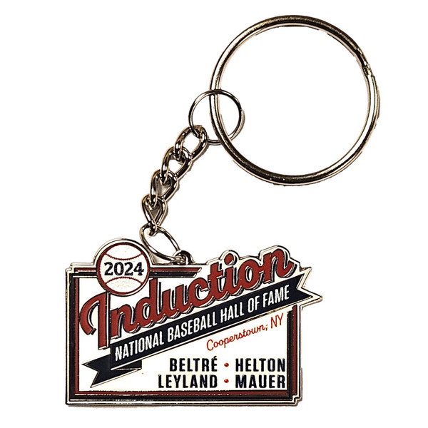 Baseball Hall of Fame 2024 Induction Logo Keychain