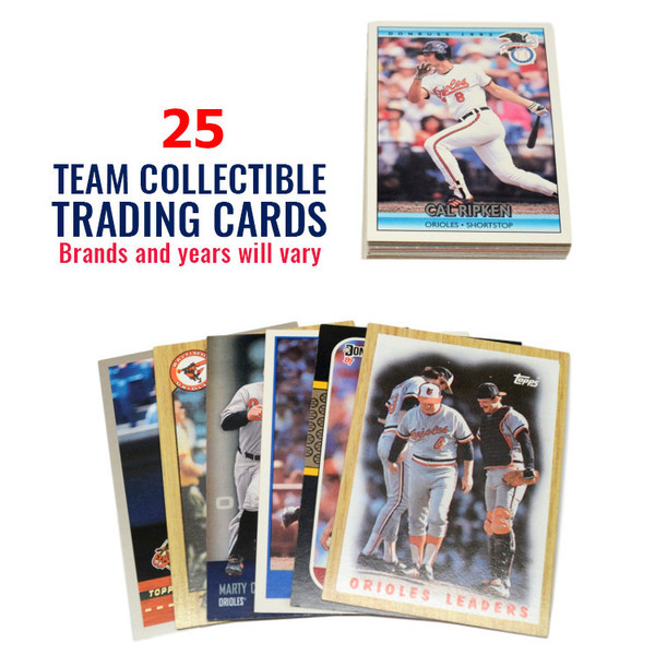 Baltimore Orioles 25 Card Team Baseball Card Lot