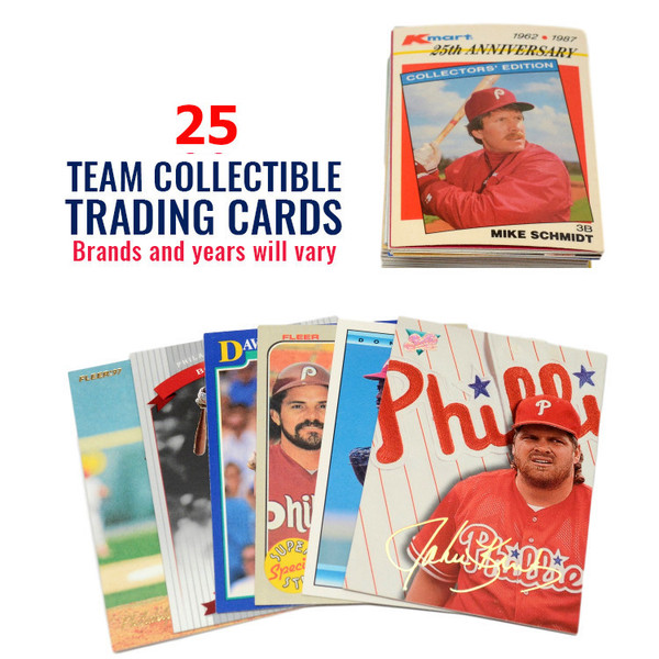 Philadelphia Phillies 25 Card Team Baseball Card Lot