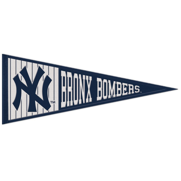 New York Yankees Bronx Bombers 13” x 32” Wool Pennant