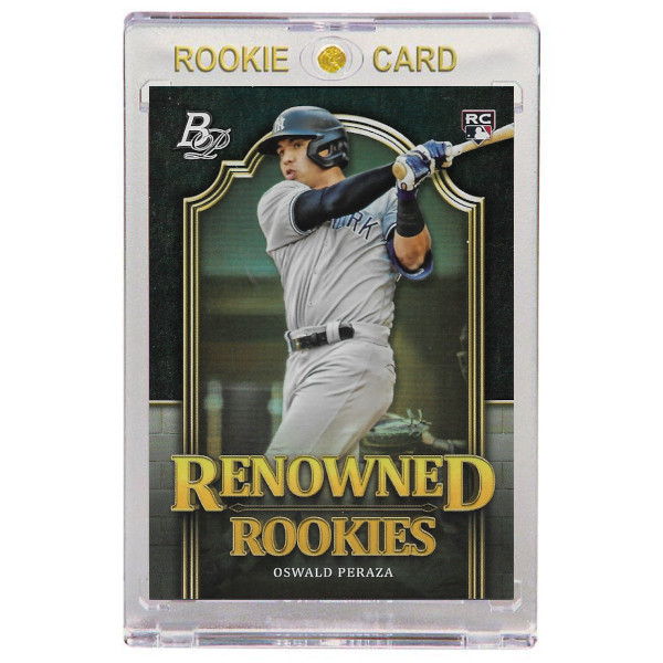 Oswald Peraza New York Yankees 2023 Bowman Platinum Renowned Rookies # 6 Rookie Card