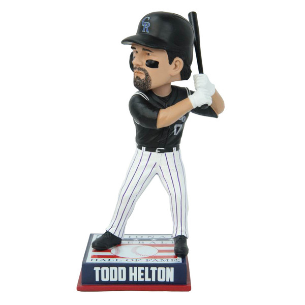 Todd Helton Colorado Rockies Forever Collectibles Baseball Hall of Fame 2024 Induction Bobblehead Ltd Ed of 216