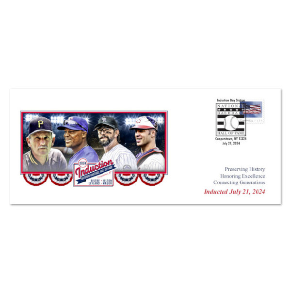 Baseball Hall of Fame 2024 Induction Cachet (Pre-Order)