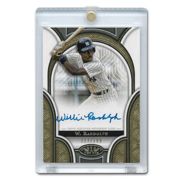 Willie Randolph Autographed Card 2023 Topps Tier One Prime Performer # PPA-WR Ltd Ed of 199