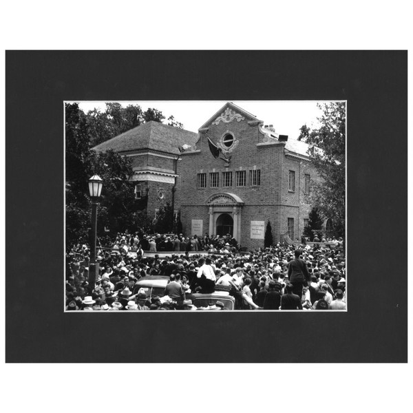 Matted 8x10 Photo – Hall of Fame Weekend 1939