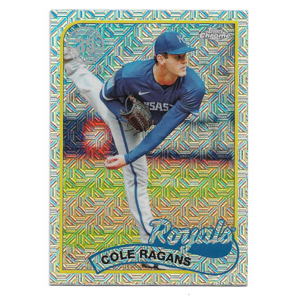 Cole Ragans 2024 Topps Series 2 35th 1989 Silver Pack Chrome # 91