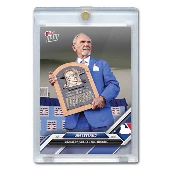 Jim Leyland Hall of Fame Induction 2024 Topps Now Card # 448 Ltd Ed of 908