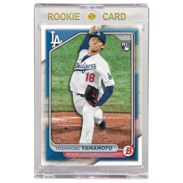 Yoshinobu Yamamoto Los Angeles Dodgers 2024 Bowman # 36 Rookie Card