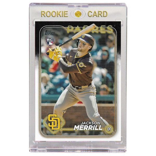 Jackson Merrill San Diego Padres 2024 Topps Factory Set Image Variation # 699 Rookie Card