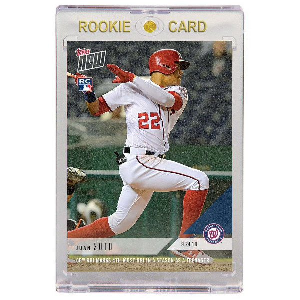 Juan Soto Washington Nationals 2018 Topps Now # 775 Rookie Card