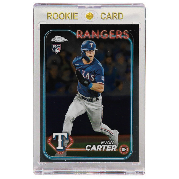 TOPPS 以外　 EVAN CARTER Evan Carter Texas Rangers 2024 Topps Chrome # 136 Rookie Card
