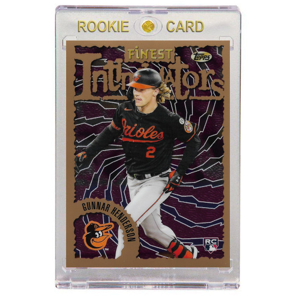 Gunnar Henderson Baltimore Orioles 2023 Topps Finest # 8 Rookie Card