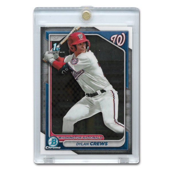Dylan Crews Washington Nationals 2024 Bowman Chrome Prospects # BCP23 Pre-Rookie Card