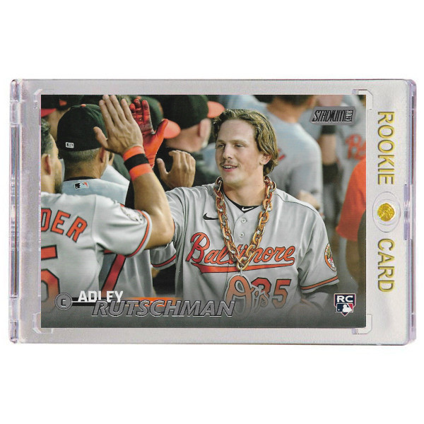Adley Rutschman Baltimore Orioles 2023 Stadium Club # 104 Rookie Card