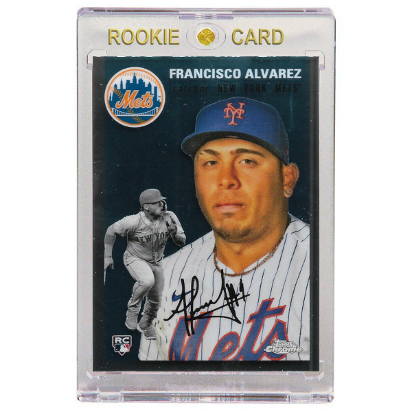 Francisco Alvarez New York Mets 2023 Topps Chrome Platinum Anniversary # 110 Rookie Card