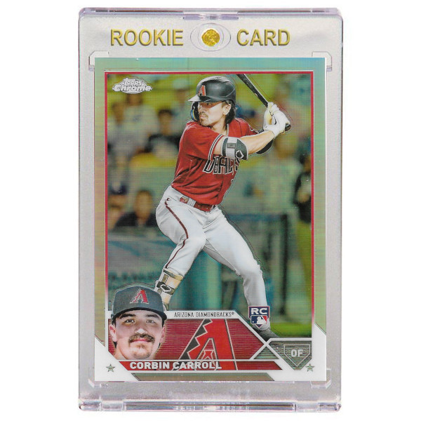 Corbin Carroll Arizona Diamondbacks 2023 Topps Chrome Refractor # 95 Rookie Card