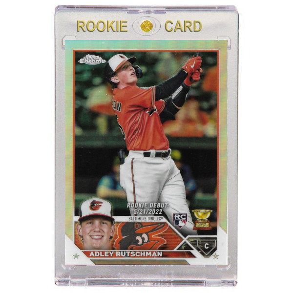 Adley Rutschman Baltimore Orioles 2023 Topps Chrome Update Refractor #USC1 Rookie Card