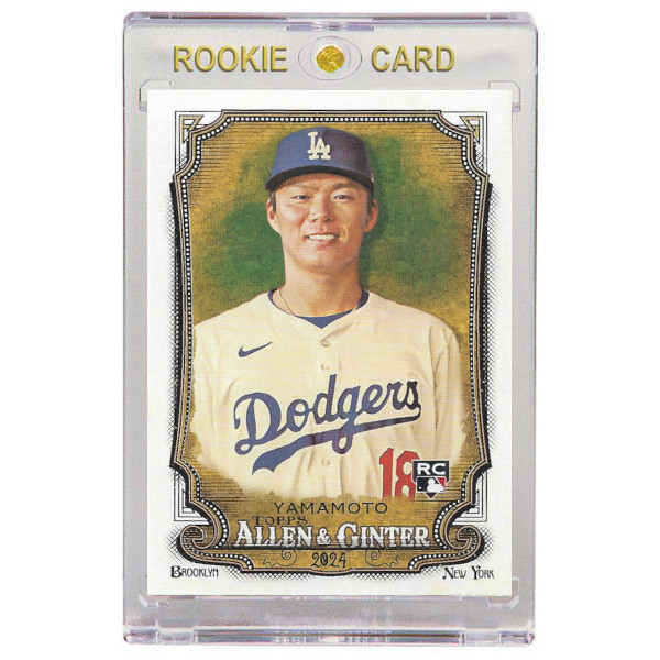 Yoshinobu Yamamoto Los Angeles Dodgers 2024 Topps Allen & Ginter # 201 Rookie Card