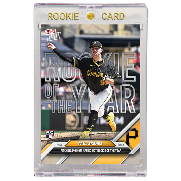 Paul Skenes Pittsburgh Pirates 2024 Topps Now Rookie of the Year # OS-2 Rookie Card