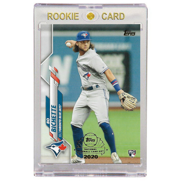 Bo Bichette Toronto Blue Jays 2020 Topps National Baseball Card Day # 1 Rookie Card