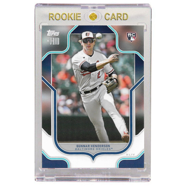 Gunnar Henderson Baltimore Orioles 2020 Topps X J-Rod # 38 Rookie Card
