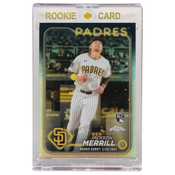 Jackson Merrill San Diego Padres 2024 Topps Chrome Update Refractor # USC57 Rookie Card