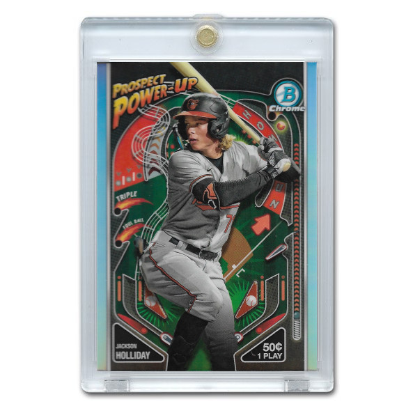 Jackson Holliday 2024 Bowman Chrome Prospect Power-Up # 5 Pre-Rookie Card