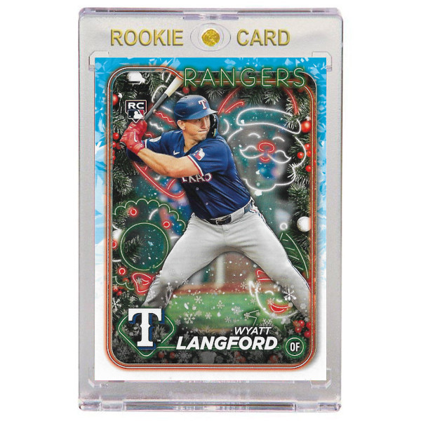 Wyatt Langford Texas Rangers 2024 Topps Holliday # H113 Rookie Card