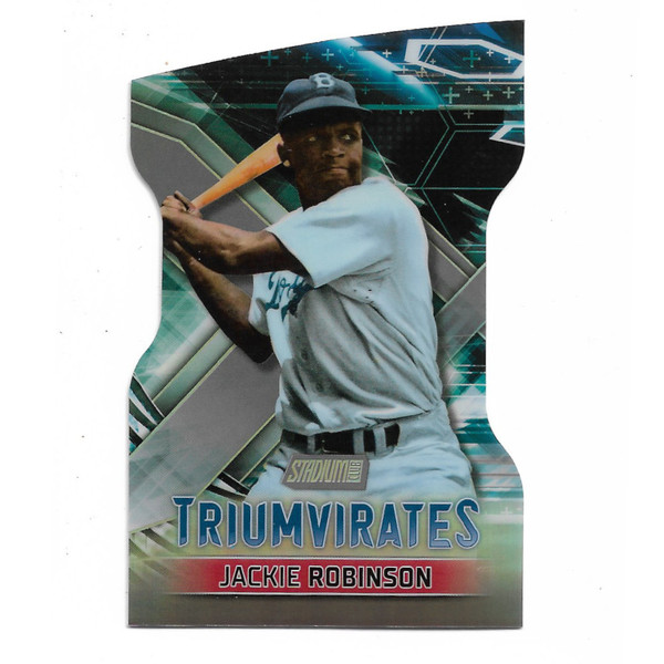Jackie Robinson 2023 Stadium Club Triumvirate # 28