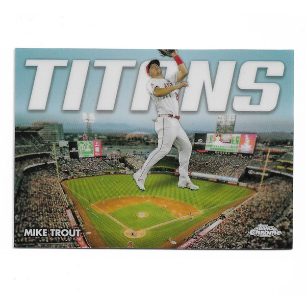 Mike Trout 2023 Topps Chrome Titans # 3