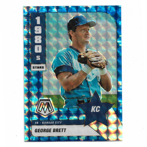 George Brett 2022 Panini Mosaic Blue # 287