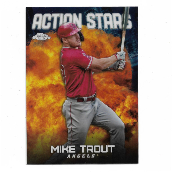 Mike Trout 2023 Topps Chrome Action Stars # 29