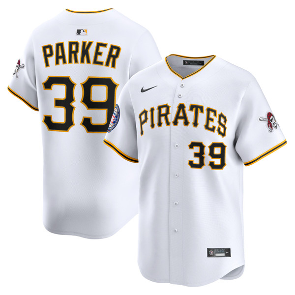 Men’s Nike Dave Parker Hall of Fame 2025 Induction Official MLB Limited Pittsburgh Pirates Home Jersey