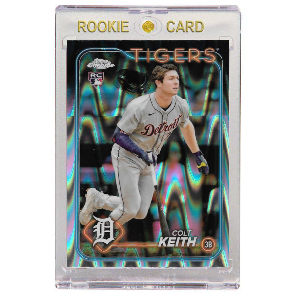 Colt Keith Detroit Tigers 2024 Topps Chrome Update Raywave Refractor # USC8 Rookie Card