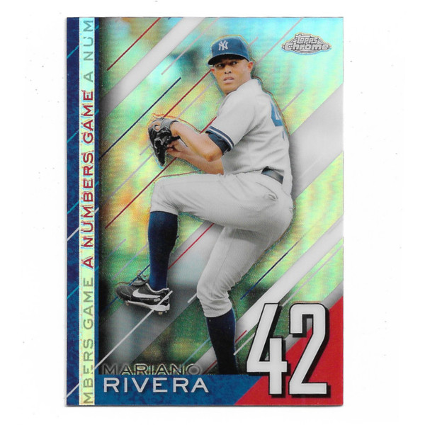 Mariano Rivera 2020 Topps Chrome Numbers Game # 13