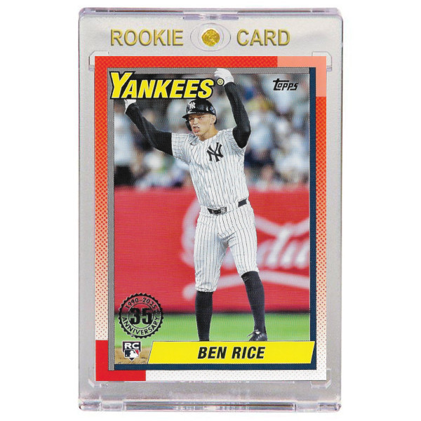 Ben Rice New York Yankees 2025 Topps 35th Anniversary # T90-19 Rookie Card