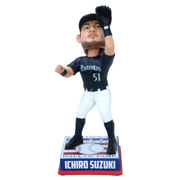 Ichiro Suzuki Seattle Mariners Baseball Hall of Fame 2025 Induction Bobblehead Ltd Ed of 240 (Fielding)