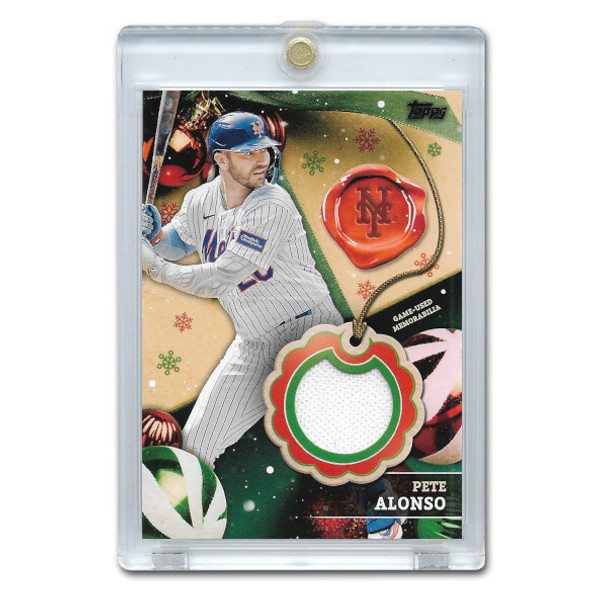 Pete Alonso 2024 Topps Holiday Relic # RC-PA