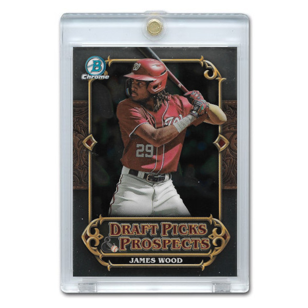James Wood 2023 Bowman Chrome Draft Picks Prospects # 16 Pre-Rookie Card