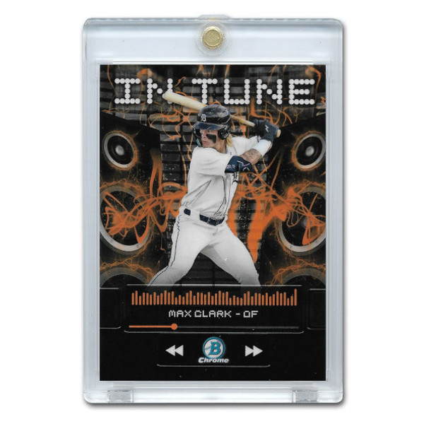 Max Clark 2024 Bowman Chrome In Tune # 17 Pre-Rookie Card