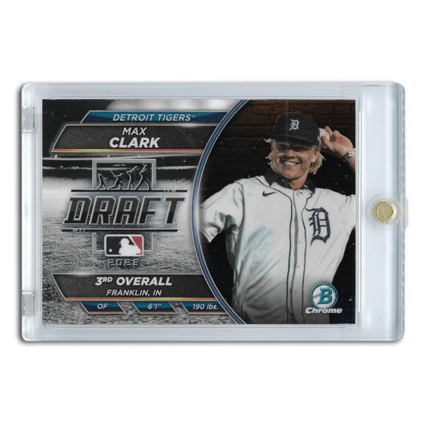 Max Clark 2024 Bowman Chrome Draft Night # 8 Pre-Rookie Card
