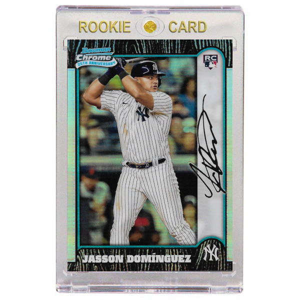 Jasson Dominguez New York Yankees 2024 Bowman Chrome 25th Anniversary # 2 Rookie Card