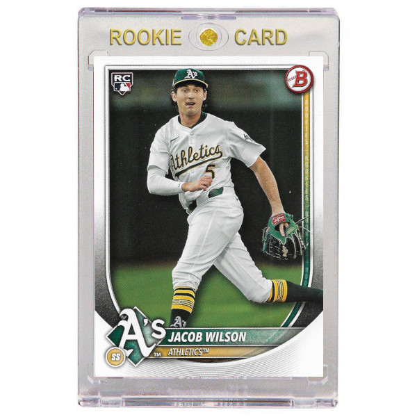 Jacob Wilson Oakland Athletics 2025 Bowman # 9 Rookie Card