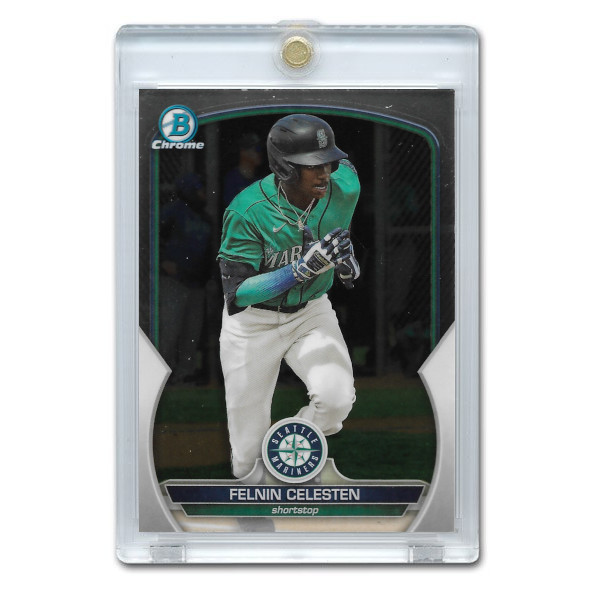 BLAQUE SPURM featuring FYNE レア Felnin Celesten 2024 Bowman Draft Chrome # BDC-178 Pre-Rookie Card