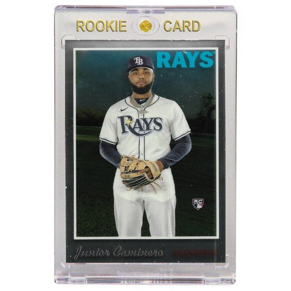Junior Caminero Tampa Bay Rays 2024 Topps Chrome Lids Exclusive # 17 Rookie Card