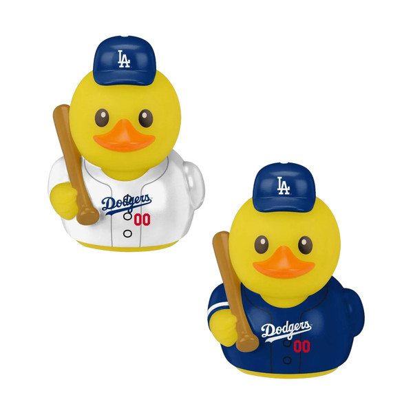Los Angeles Dodgers 2 Pack Home and Away Jersey 5 Inch Vinyl Duck Set