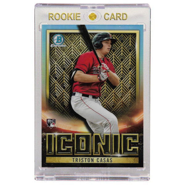 Triston Casas Boston Red Sox 2023 Bowman Chrome Iconic # 23 Rookie Card