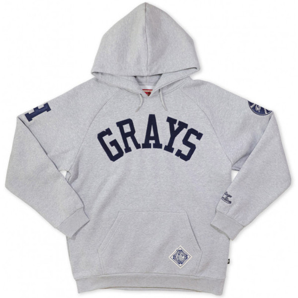 Homestead Grays Negro League Heritage Light Grey Hooded Sweatshirt