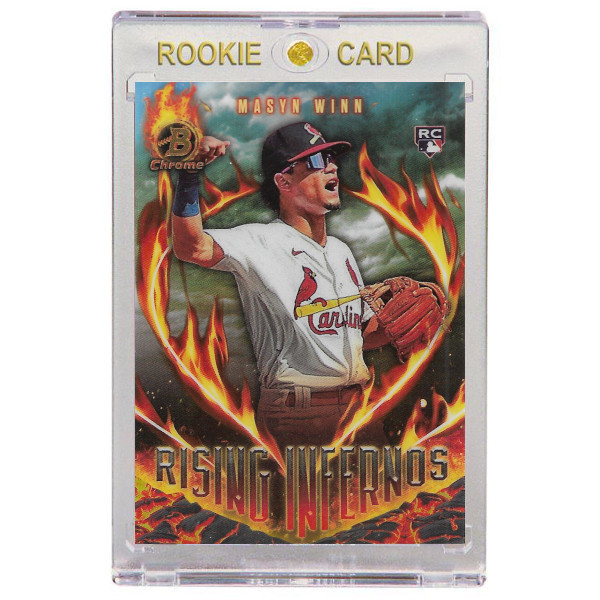 Masyn Winn St. Louis Cardinals 2024 Bowman Chrome Rising Inferno # 7 Rookie Card